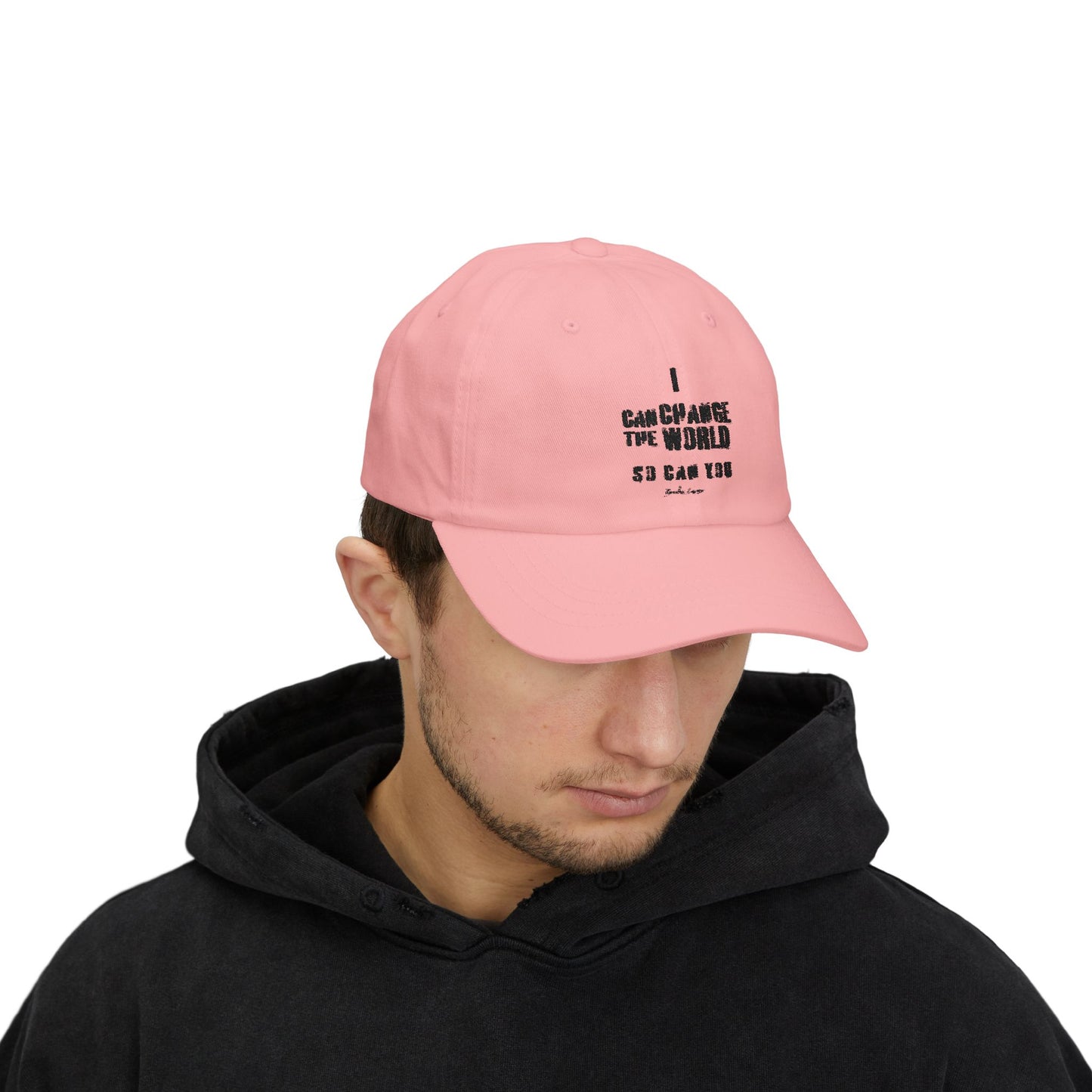 'I can change the world' cap