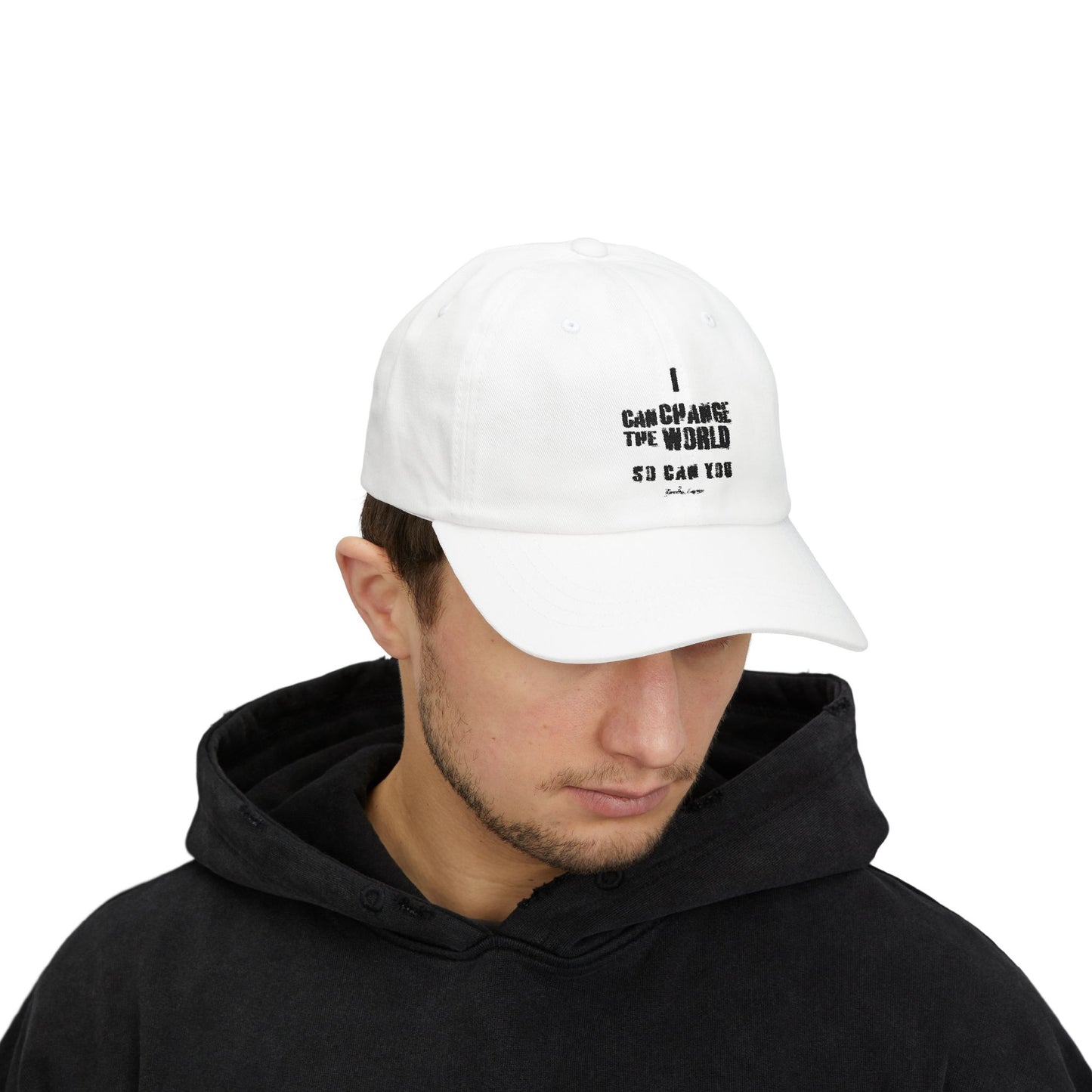 'I can change the world' cap