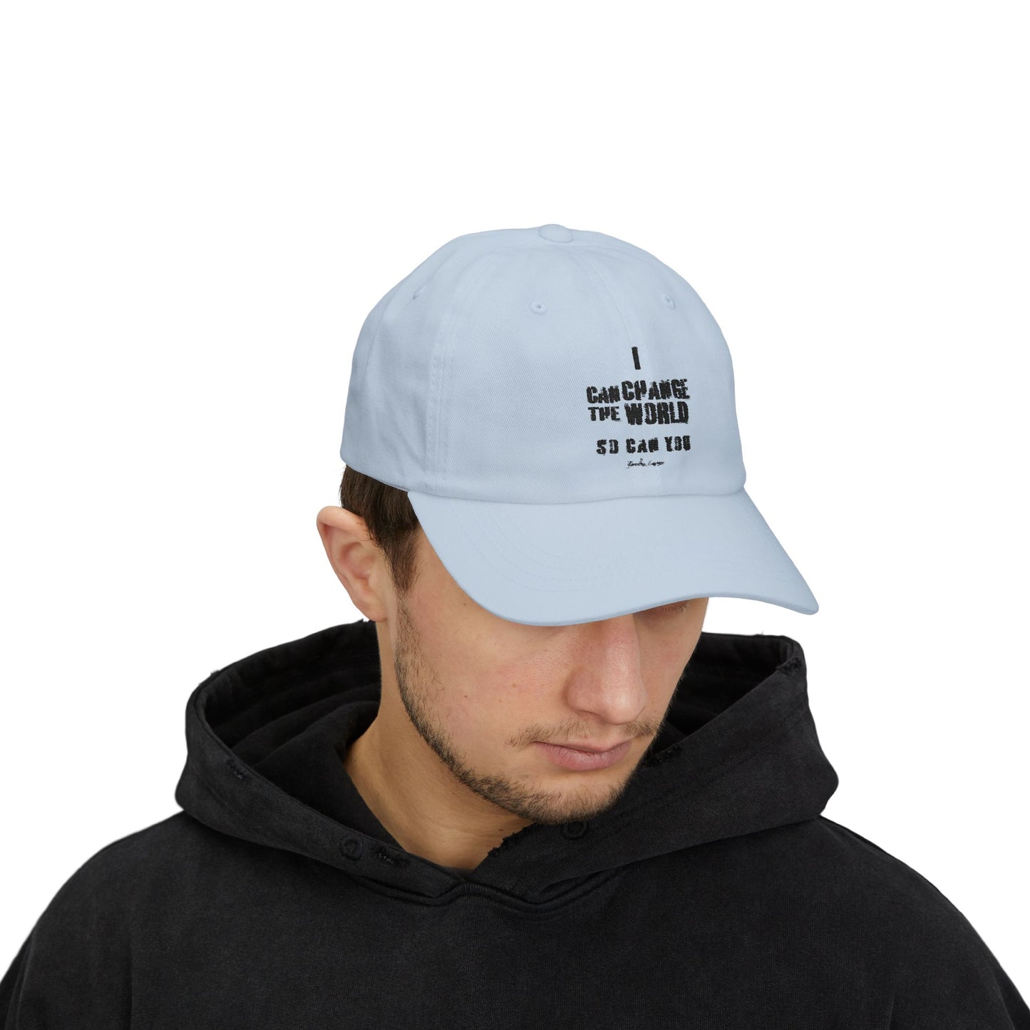 'I can change the world' cap