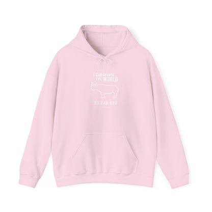 'I can change the world' (rhino) hoodie