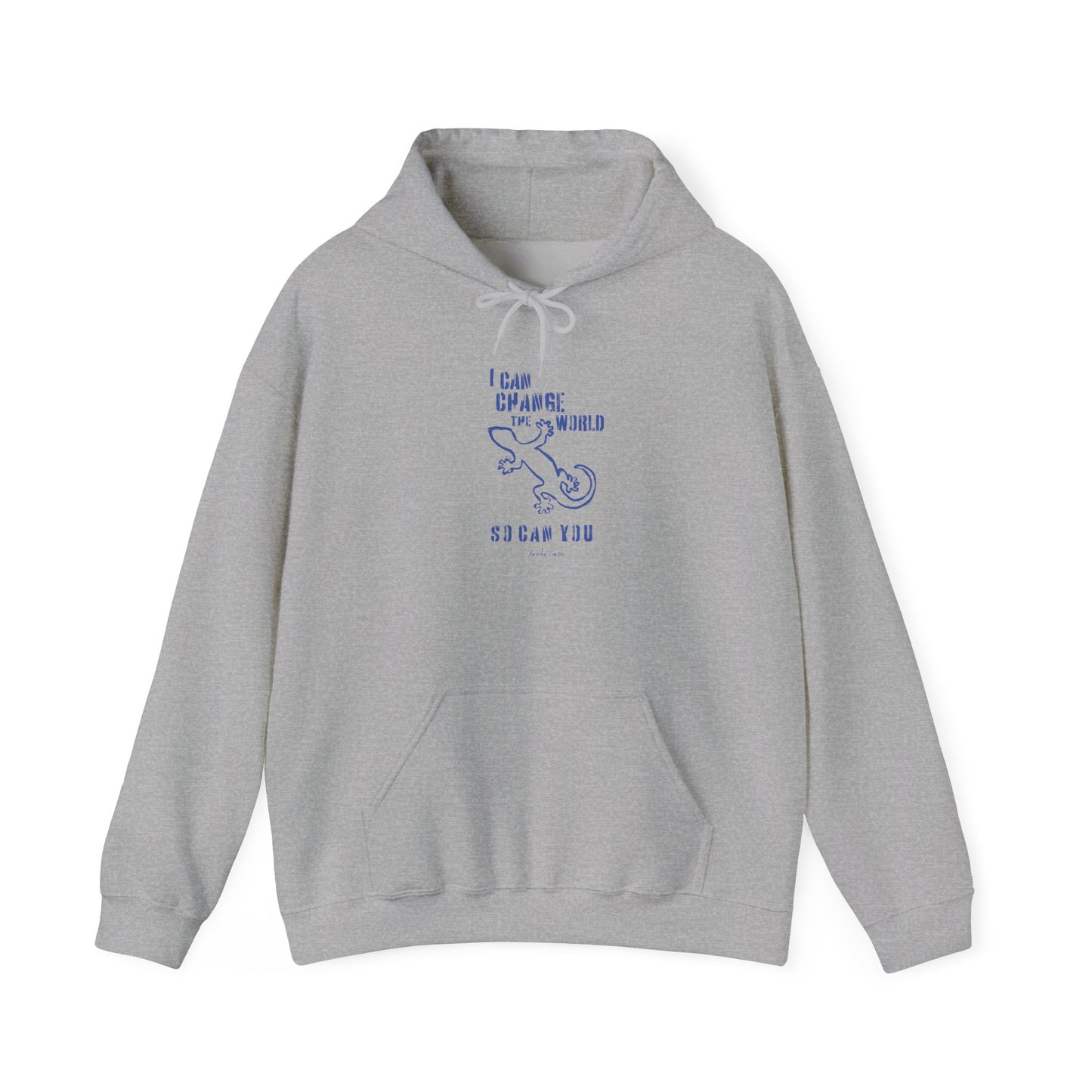 'I can change the world' (gecko) hoodie