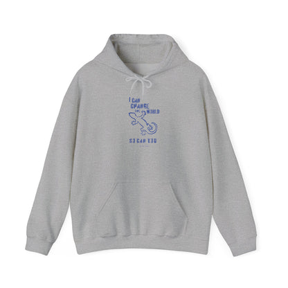 'I can change the world' (gecko) hoodie