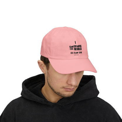 'I can change the world' cap