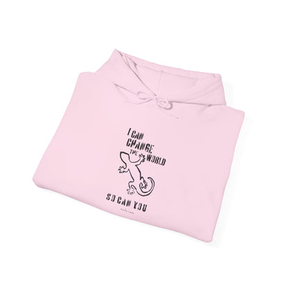 'I can change the world' (gecko) hoodie