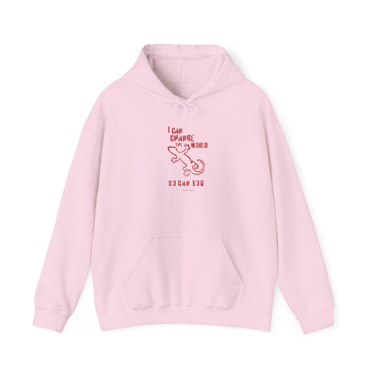 'I can change the world' (gecko) hoodie