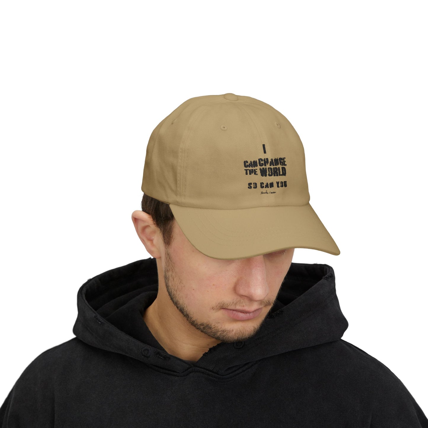 'I can change the world' cap