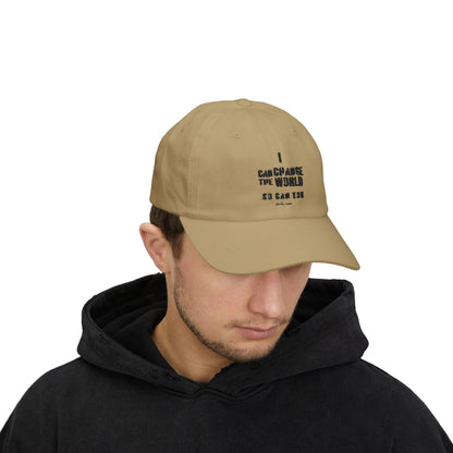 'I can change the world' cap