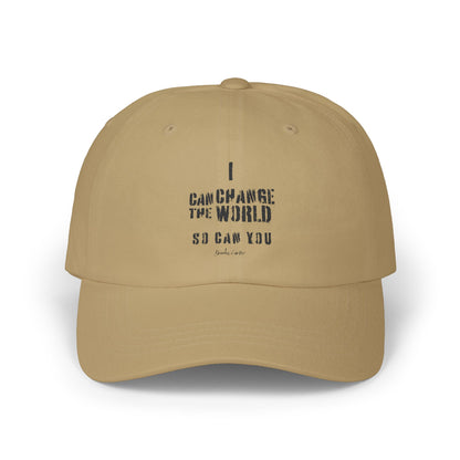 'I can change the world' cap