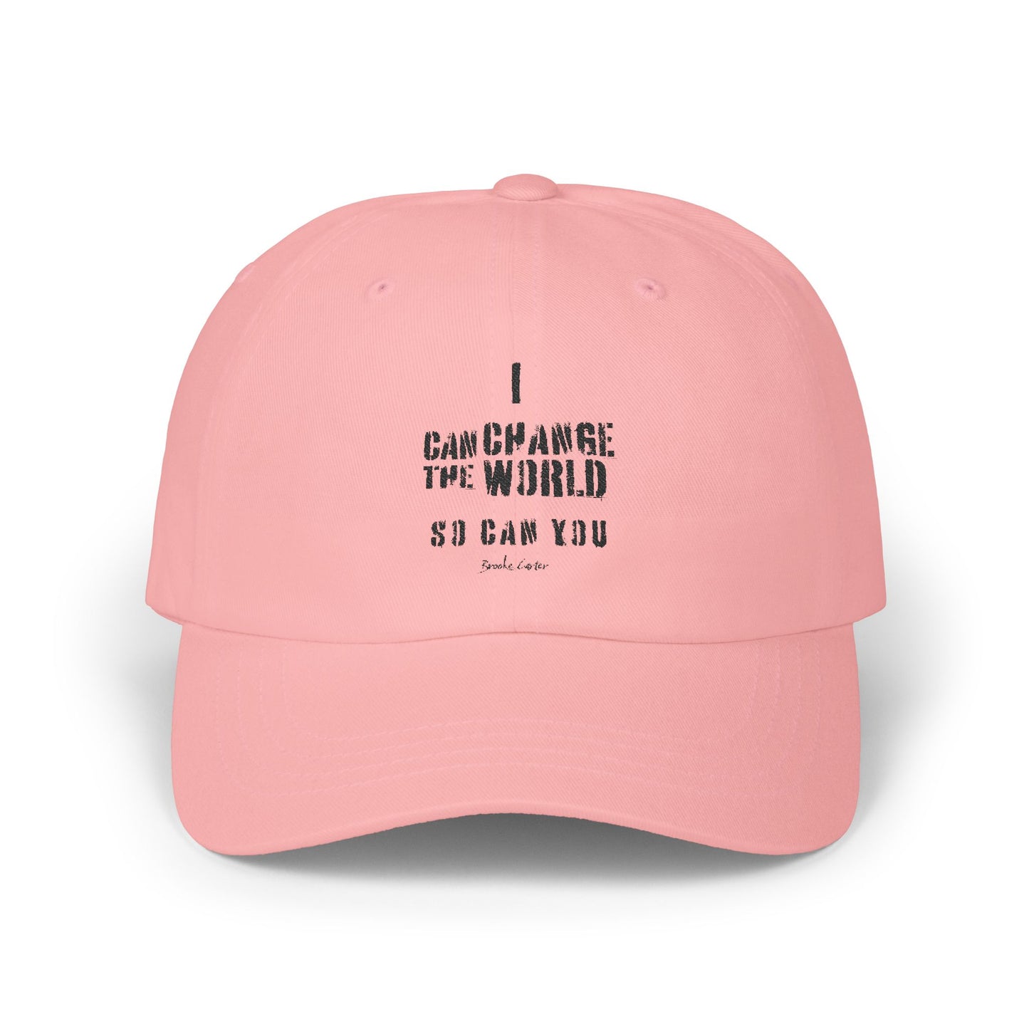 'I can change the world' cap