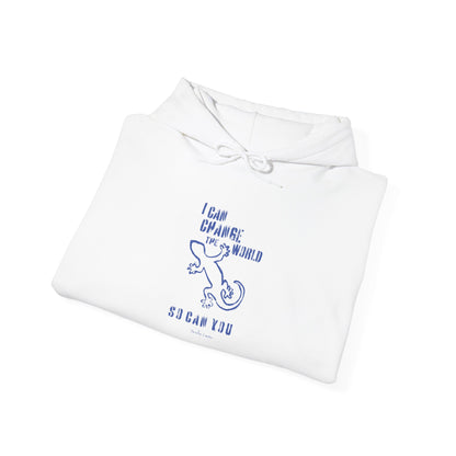 'I can change the world' (gecko) hoodie