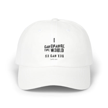 'I can change the world' cap