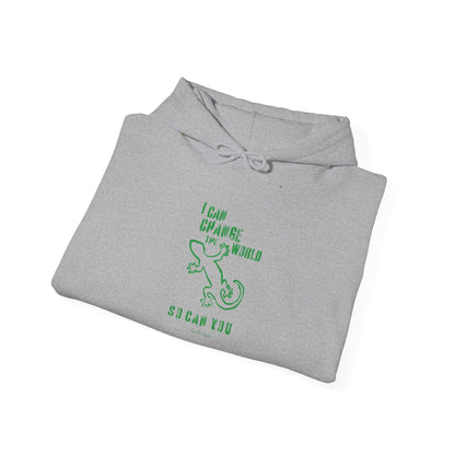 'I can change the world' (gecko) hoodie