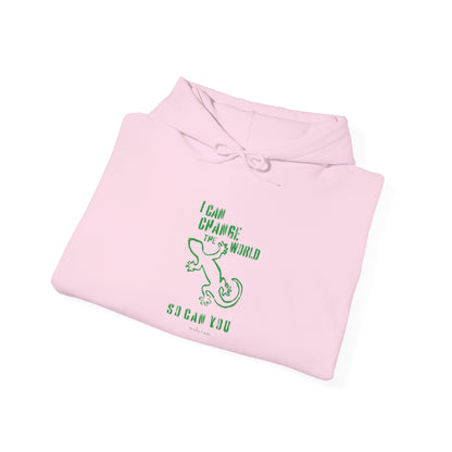 'I can change the world' (gecko) hoodie