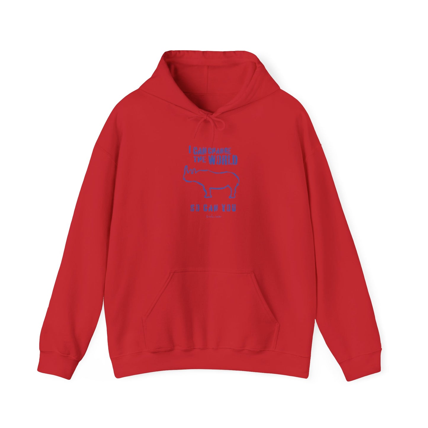 'I can change the world' (rhino) hoodie