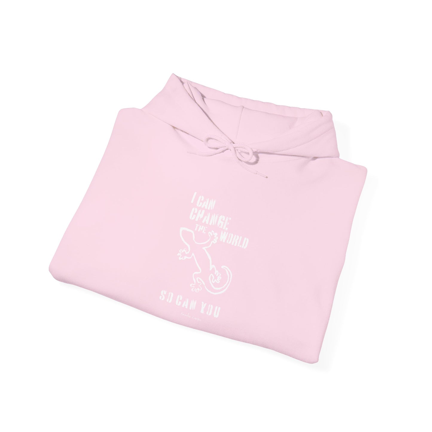 'I can change the world' (gecko) hoodie