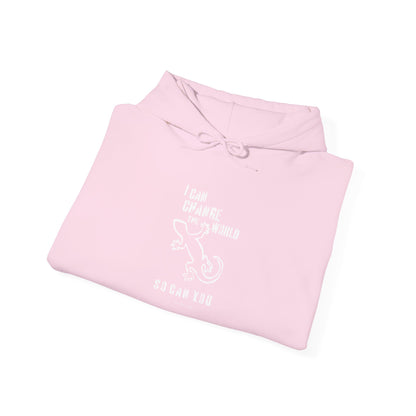 'I can change the world' (gecko) hoodie